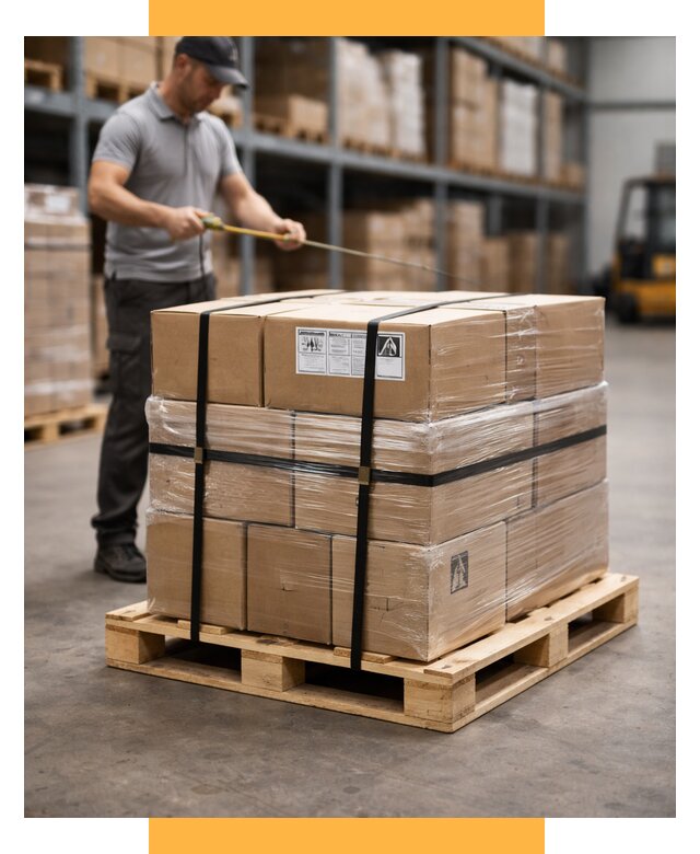 Упаковка и паллетирование грузов от 3594 р. | СетСервис-Рзн