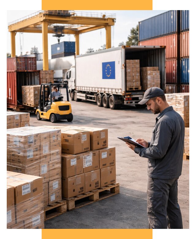 Доставка грузов из Европы от 12322 р., логистика СетСервис-Рзн