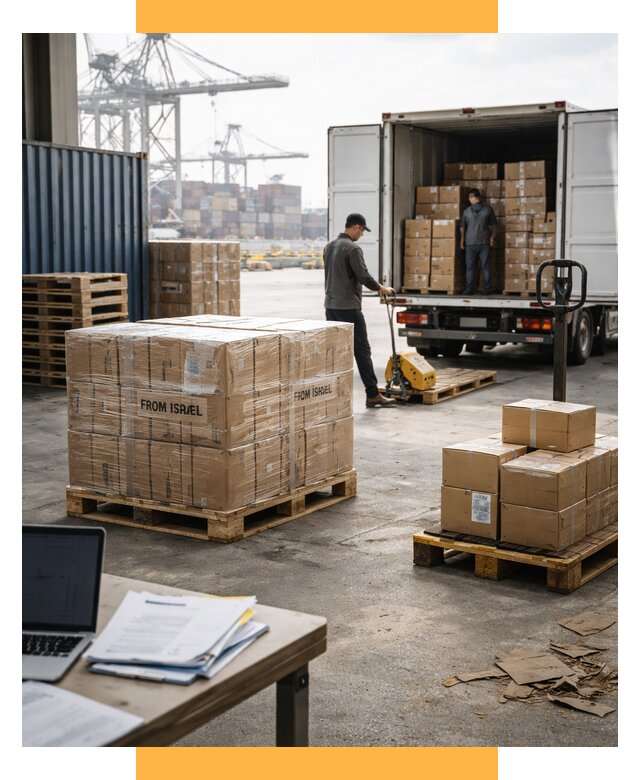 Доставка грузов из Израиля от 15402 р., логистика от СетСервис-Рзн