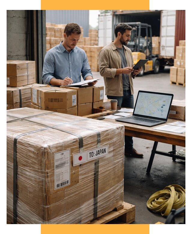 Доставка грузов в Японию от 25670 р., логистика СетСервис-Рзн