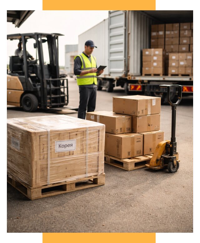 Доставка грузов в Корею из России от 35938 р. | СетСервис-Рзн