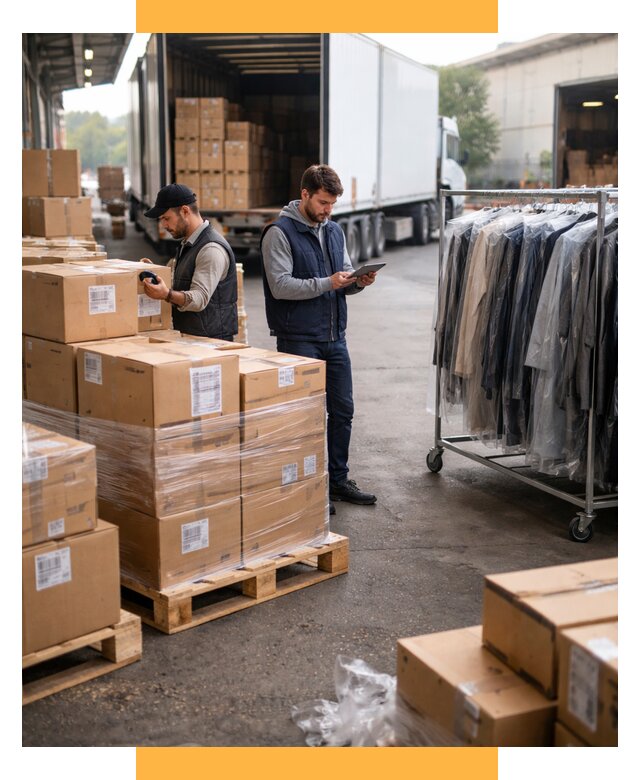 Перевозка и доставка одежды из Китая от 7701 р., СетСервис-Рзн