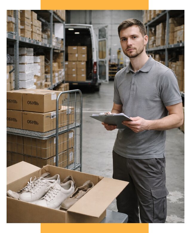 Доставка обуви из Китая и Турции от 4621 р. СетСервис-Рзн