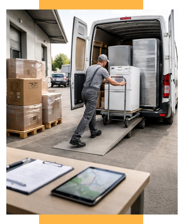 Перевозка бытовой техники от 6674 р. - логистика СетСервис-Рзн