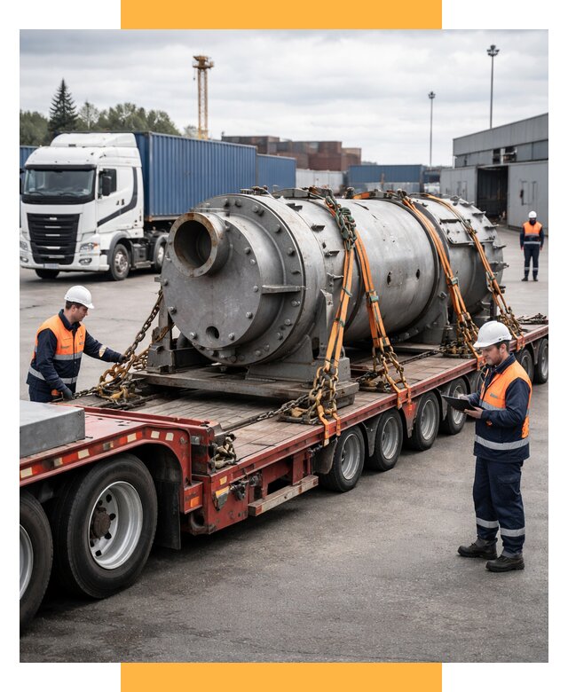 Перевозка тяжеловесных грузов под ключ от 154020 р. | СетСервис-Рзн