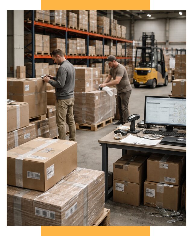 Склад консолидации в Европе от 6674 р., услуги СетСервис-Рзн